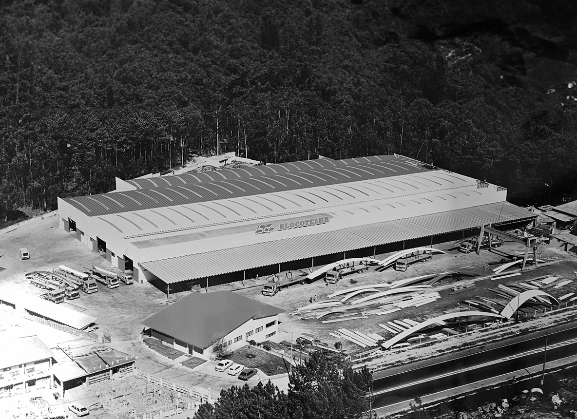 Blocotelha's facilities seen from above.